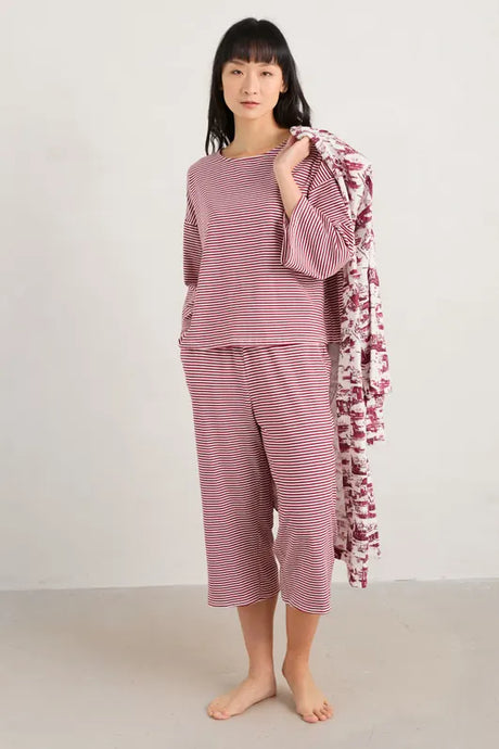 Seasalt Tree Shadow Pyjamas-Canvas Flag 
Chalk*