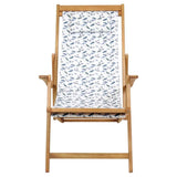 Wooden FSC Eucalyptus Deck Chair - Dragonfly