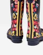 Joules Wellies - Navy Floral Leopard