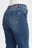Pulz Sandra Straight Leg Jeans - Medium Blue